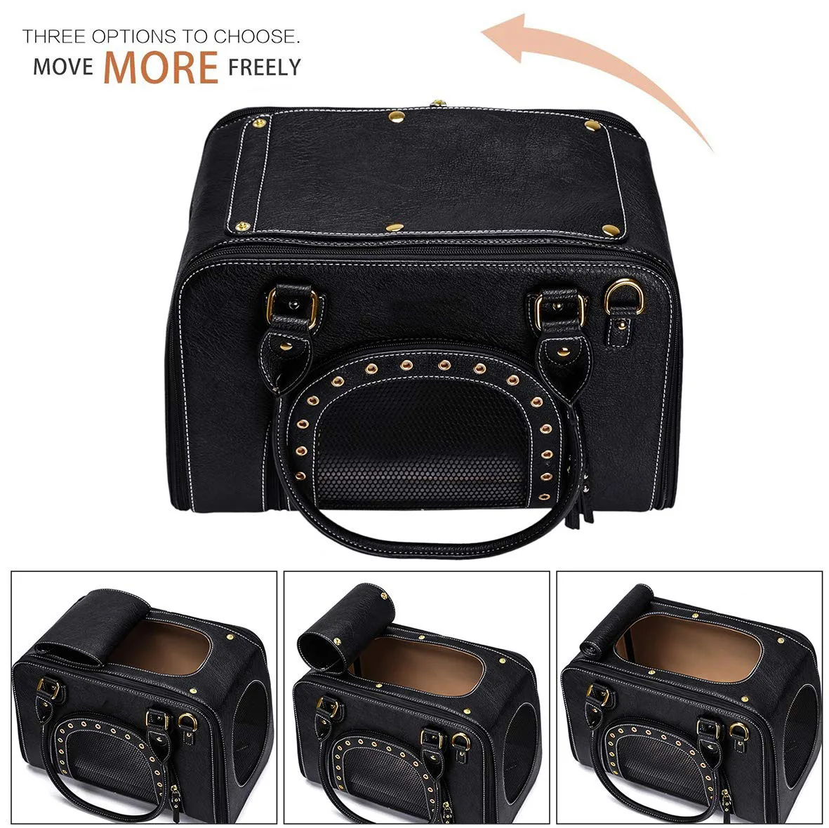 Small Pet Carrier: Mini Breed - detail view supplied by QUANZHOU JUNYUAN BAGS