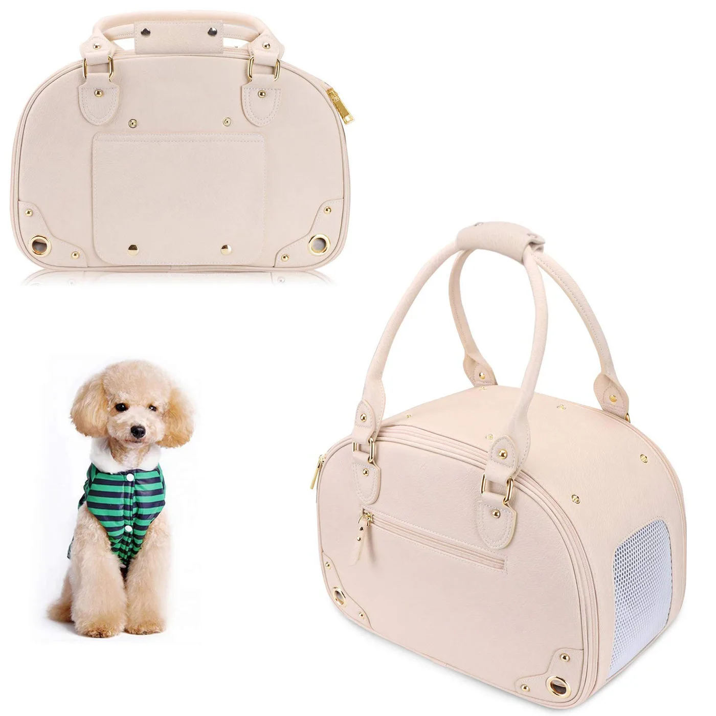 Drawstring Cinch Closure for Custom Pet Carriers: Sp - detail view supplied by QUANZHOU JUNYUAN BAGS