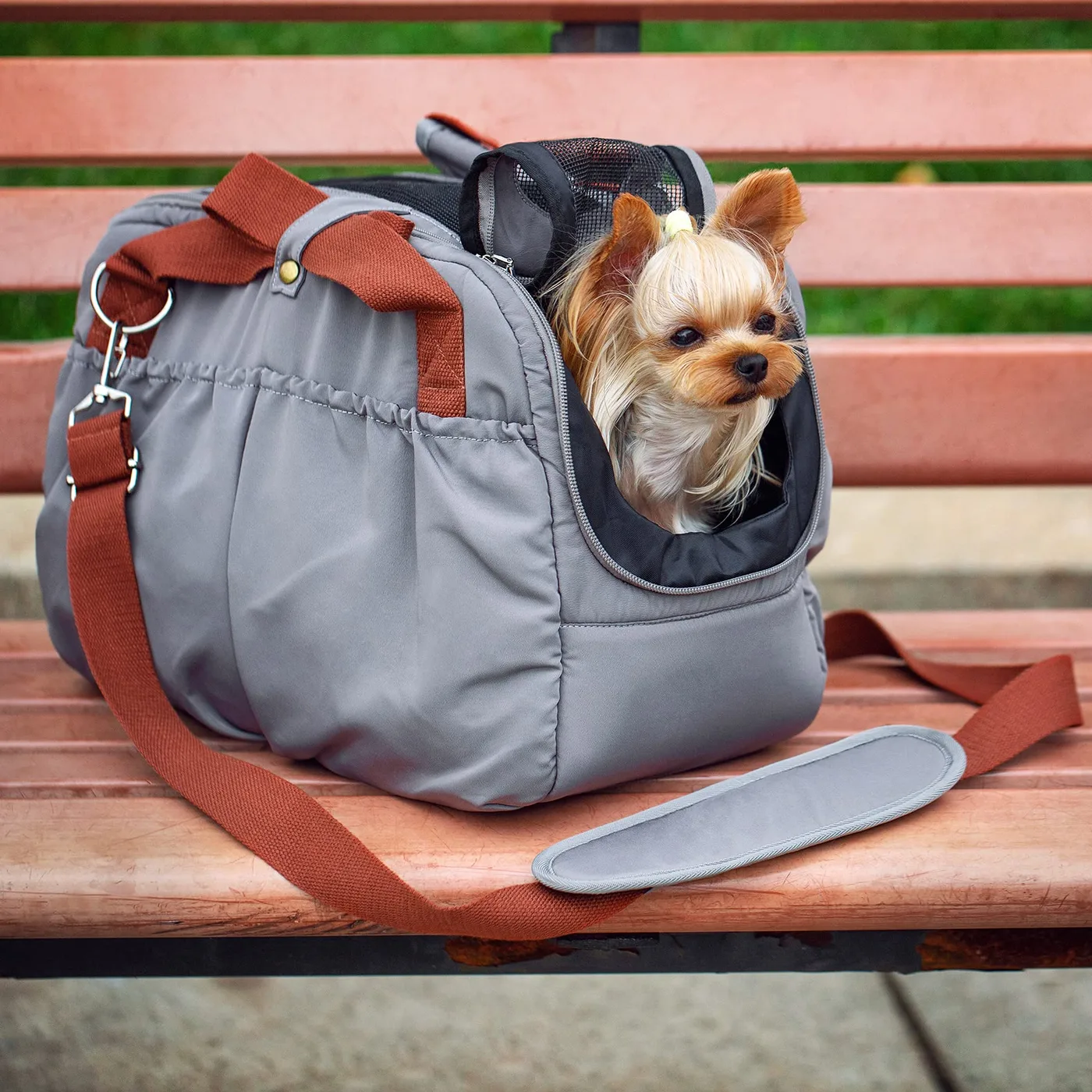 Eco Line Pet Carriers: Sustainable Material Planning - detail view supplied by QUANZHOU JUNYUAN BAGS