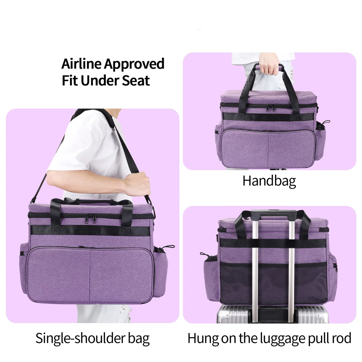 Reflective Webbing vs Plain: Safety - detail view supplied by QUANZHOU JUNYUAN BAGS