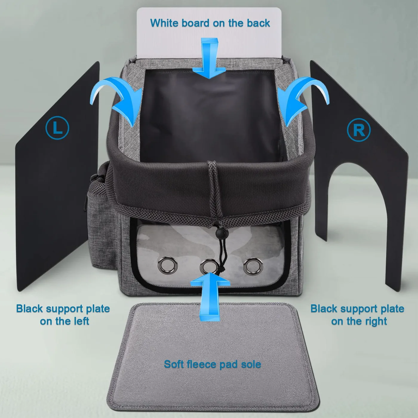 Sunglasses Strap: Eyewear Storage for Custom Pet Car - detail view supplied by QUANZHOU JUNYUAN BAGS